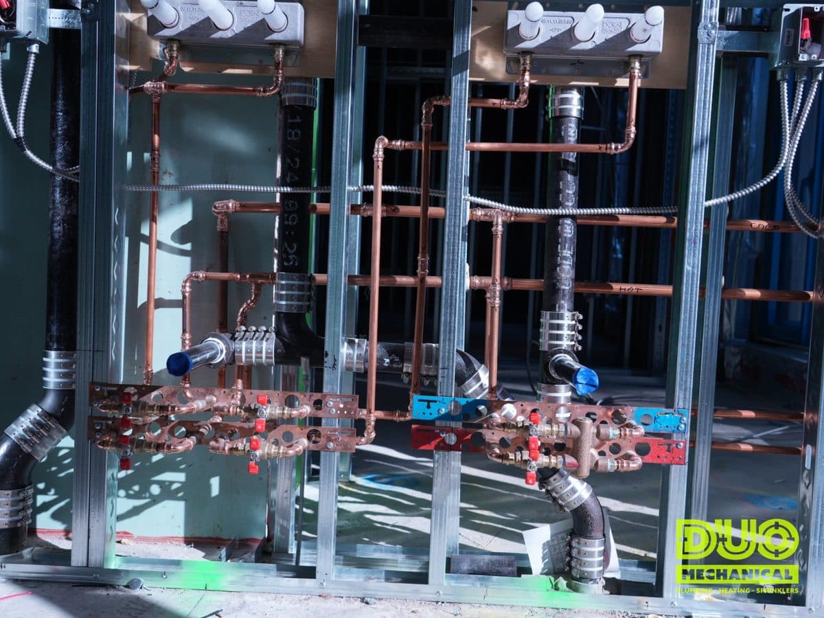 DUO Mechanical Plumbing project