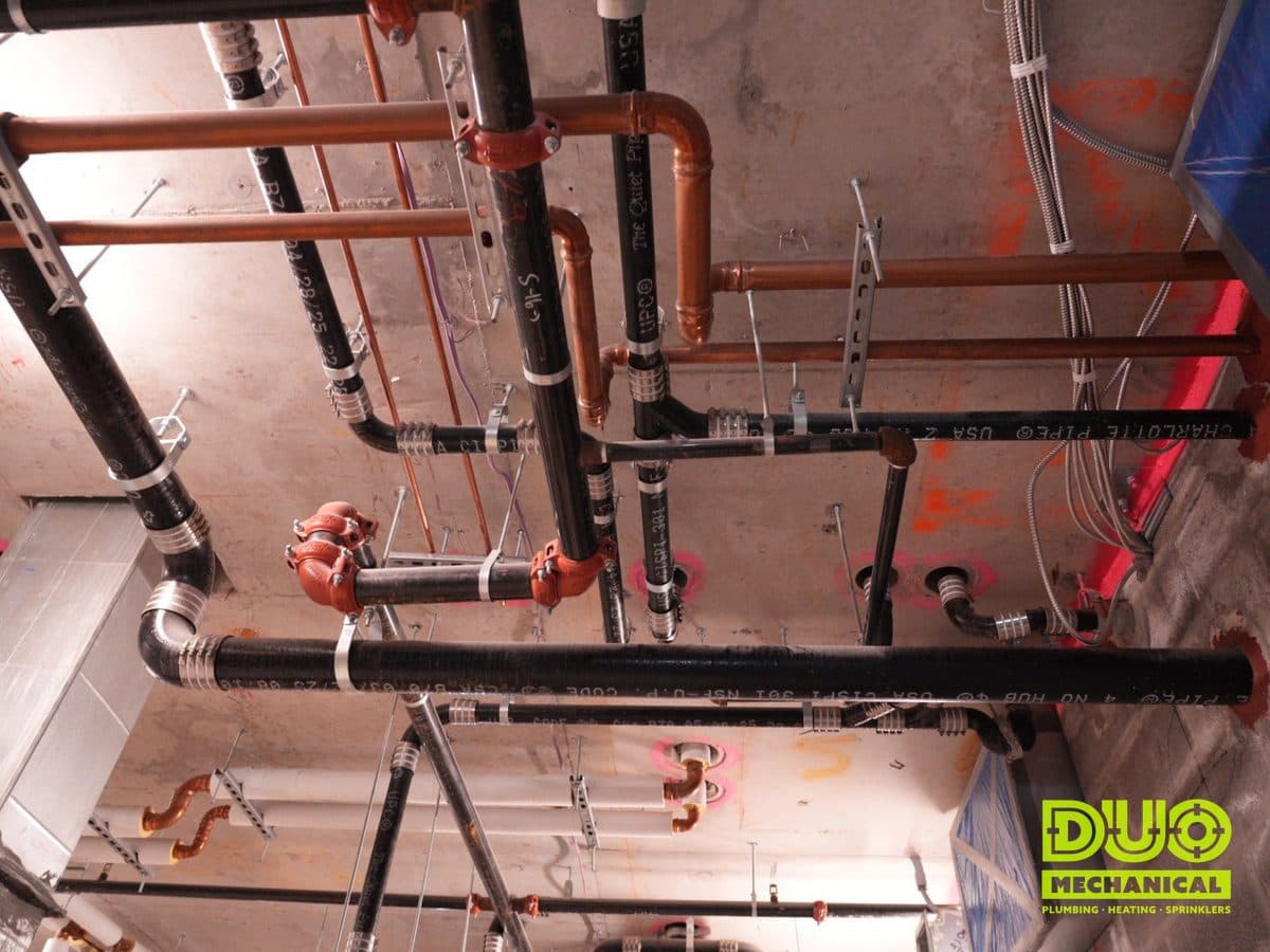 DUO Mechanical Plumbing project