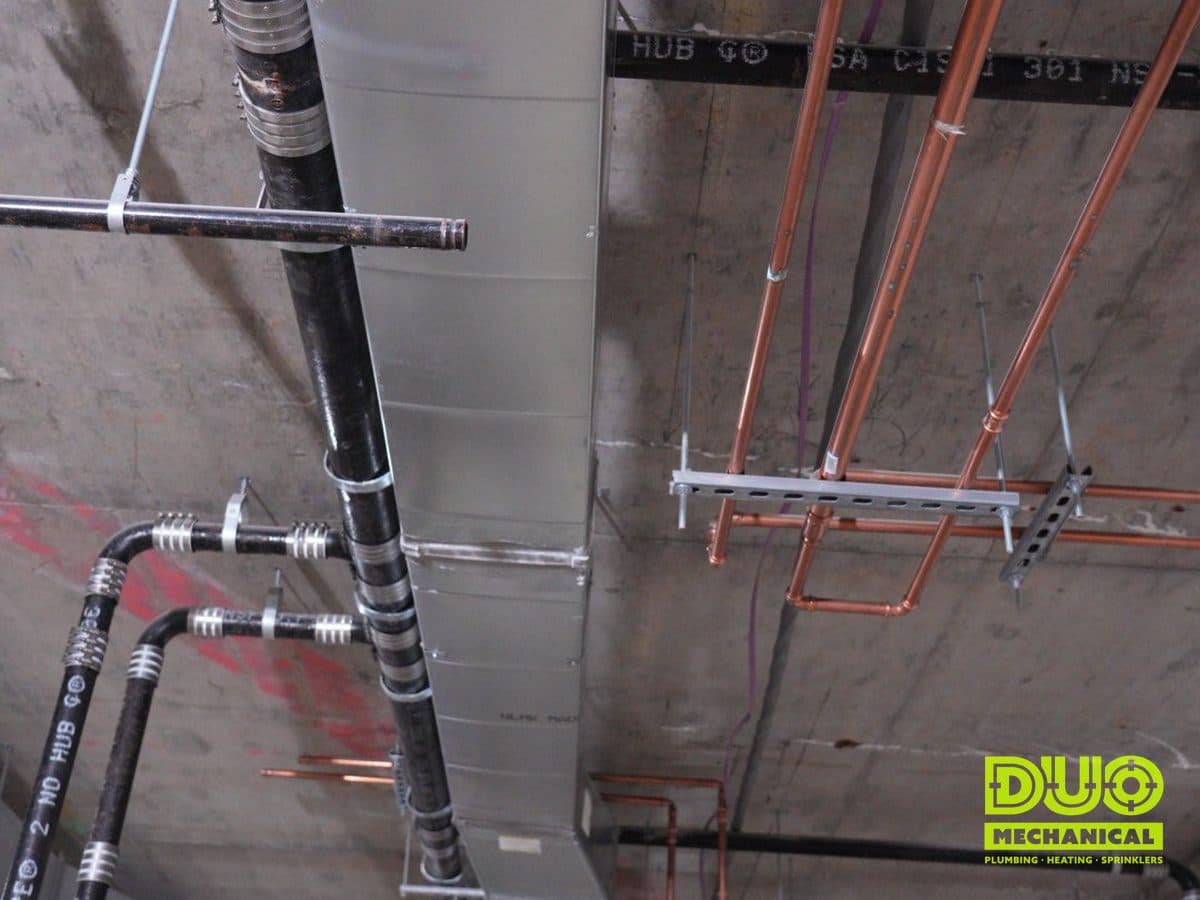 DUO Mechanical Plumbing project