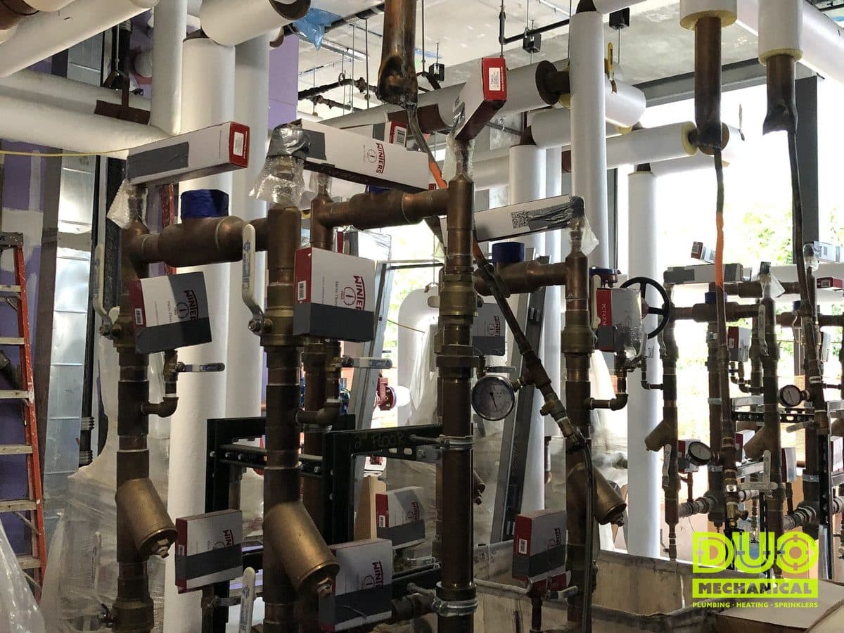 DUO Mechanical Plumbing project