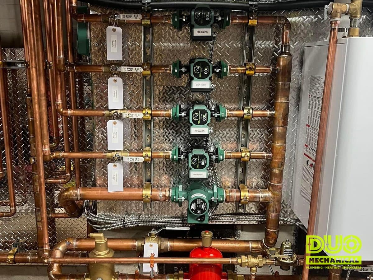 DUO Mechanical Plumbing project