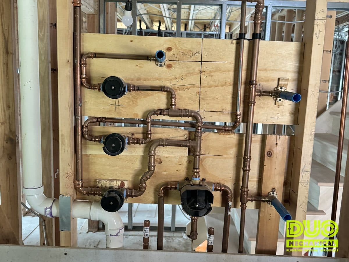 DUO Mechanical Plumbing project