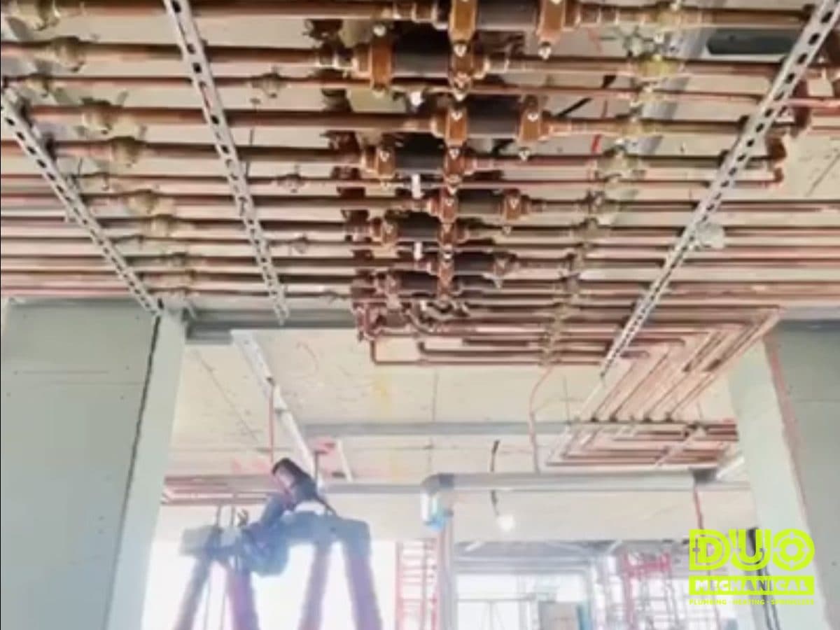 DUO Mechanical Plumbing project