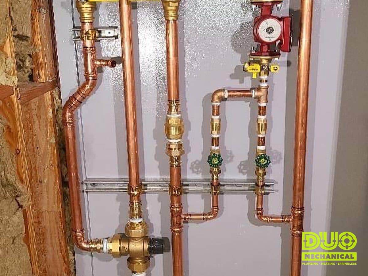 DUO Mechanical Plumbing project