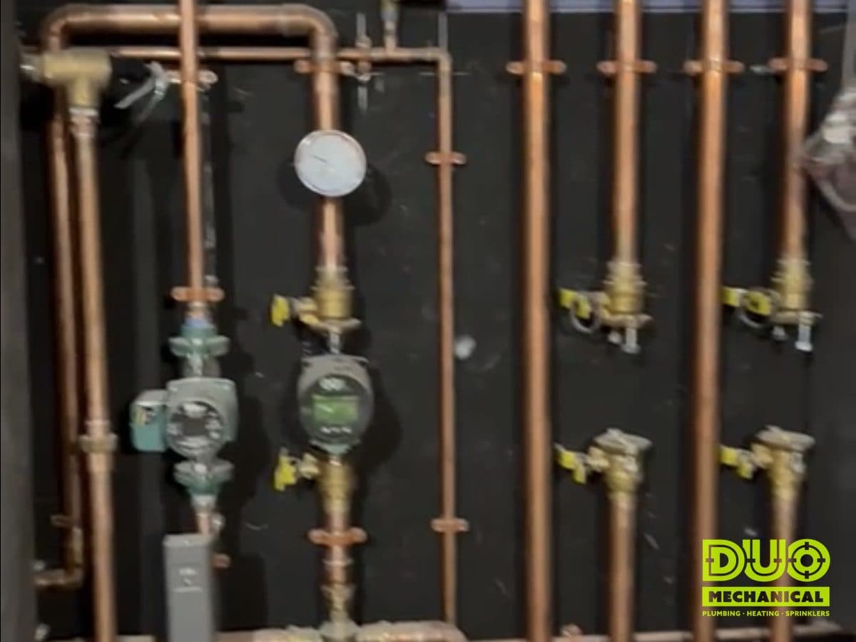 DUO Mechanical Plumbing project
