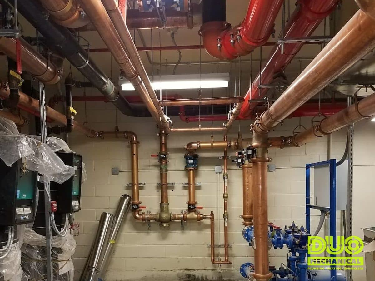 DUO Mechanical Plumbing project