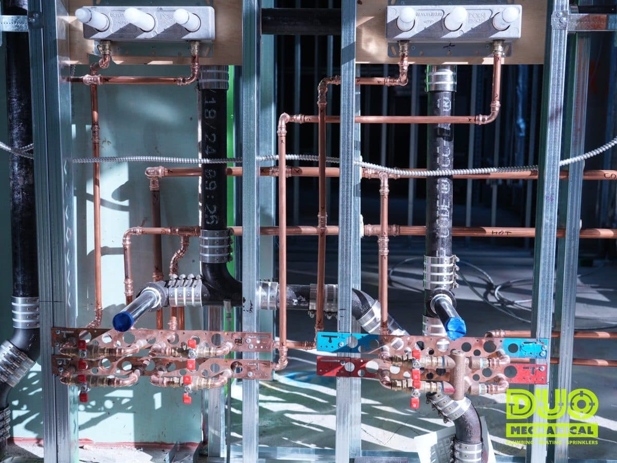 DUO Mechanical Plumbing project