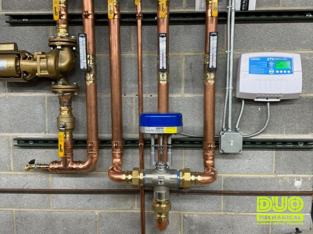 DUO Mechanical Plumbing project