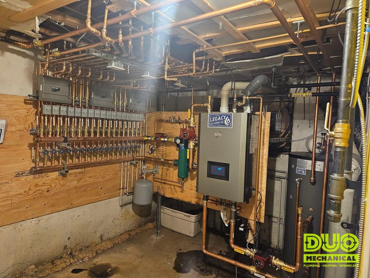DUO Mechanical Plumbing project