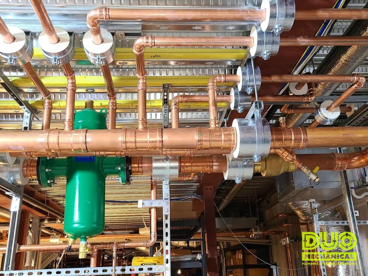 DUO Mechanical Plumbing project