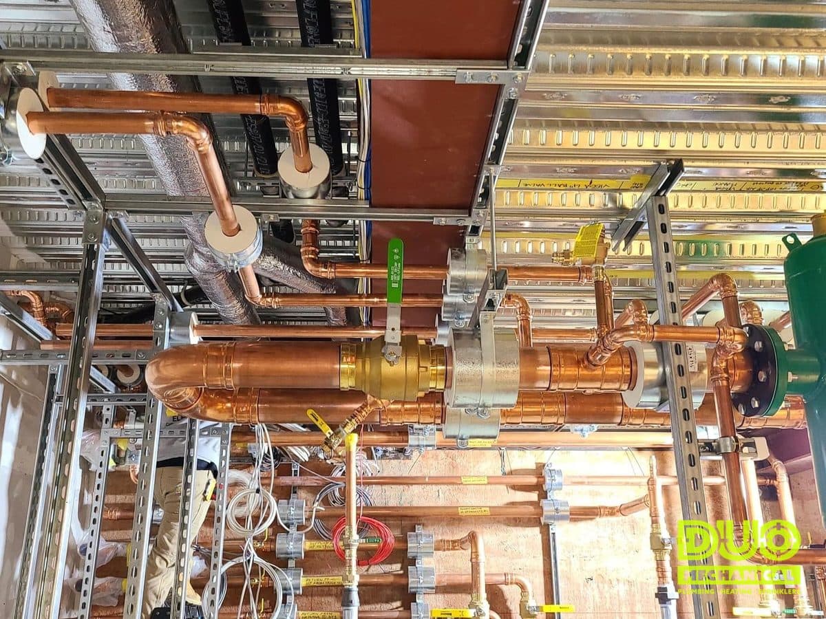 DUO Mechanical Plumbing project