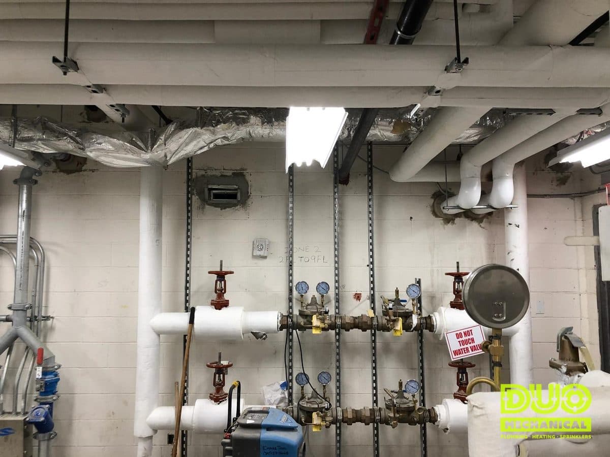 DUO Mechanical Plumbing project